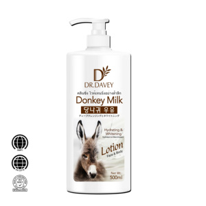 DR.DAVEY Lotion corporelle hydratante nourrissante blanchissante au <span class=keywords><strong>lait</strong></span> <span class=keywords><strong>d</strong></span>'ânesse Lotion pour le corps 500ml Marque privée Vente en gros OEM - Product Image 2
