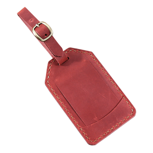 Travel Accessories Customized Waterproof Leather Baggage Bag <b>Tag</b> <b>Suitcase</b> <b>Tag</b> with Full Privacy Cover - Product Image 5