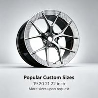 Velg Euro Stance New One Piece Forged Aluminium Alloy 19-20 Inch Pro Sport Mesh Guard 5 Spoke Rims untuk M4 untuk Stinger