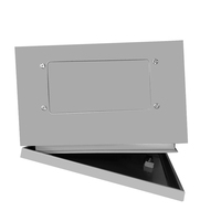 Boîtier de distribution pour armoire télécom avec fixation murale, en métal, pour instruments électroniques