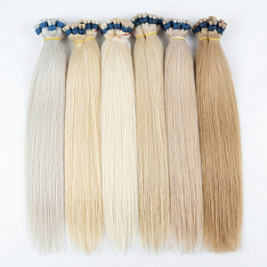 Extensiones de Cabello Humano Natural Remy, Cabello Virgen Rubio a Granel, 100% Natural, Todos los Colores Disponibles, Belleza Original Vietnamita - Product Image 1