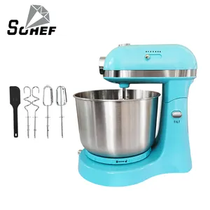 Hete Verkoop 3,5 L Keuken Ambachtelijke Cake Mixer Multifunctionele Roestvrijstalen Stand Food Mixers