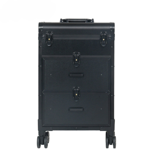 Vali đựng đồ trang điểm cỡ lớn phong cách thời trang chuyên nghiệp, chất liệu nhôm, có ngăn kéo, bánh xe đa hướng - Product Image 5