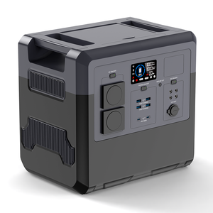 야외 가정용 비상 휴대용 발전소 태양광 발전기 2400W 2048Wh UPS 기능 탑재 LiFePO4 배터리 - Product Image 1