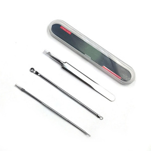 Blackhead Removal <b>Needle</b> Set Stainless Steel 4 Piece Face Acne Pimple Tool Kit - Product Image 1