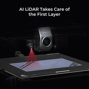 Imprimante 3D rapide Creality K1 Max 2025 AI, vitesse d'impression de 600 mm/s et grand volume d'impression de 300x300x300 mm, nivellement automatique du plateau entièrement automatique - Product Image 5