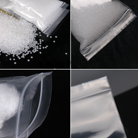 Sac de rangement transparent de qualité alimentaire sur mesure avec fermeture éclair, étanche, pour bonbons, auto-scellant, avec fermeture Ziplock