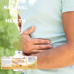 OEM Zerdeçal C3 Kompleksi Kapsülleri Kurkumin Takviyesi Zencefil ve Piperin Özü ile Bağırsak Sağlığını Destekler Doğal Yetişkinler İçin - Product Image 3