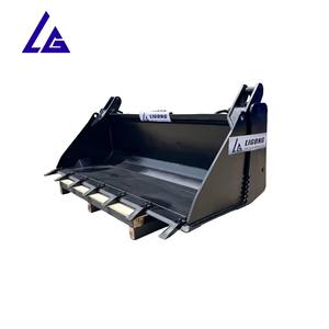 Seau multifonctionnel Skid Steer, intégrer quatre opérations: chargement, bulldozing, nivellement et serrage, haute efficacité de travail - Product Image 4