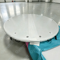 Couverture de piscine gonflable rigide pliable ronde pour piscine extérieure 6/8/9/10 pieds avec poignées pour jardin