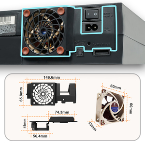 <span class=keywords><strong>Noctua</strong></span> ชุดพัดลมระบายความร้อนสำหรับคอนโซล Playstation2อ้วน (SCPH-3XXXX และ SCPH-5XXXX) แบบไร้เสียงพัดลมระบายความร้อนสำหรับ PS2 - Product Image 5