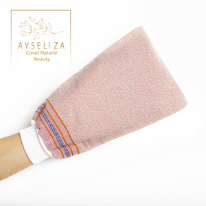 Turkish High Quality Soft Hammam Silk Gloves Eco-Certified Bath Mitten Scrubber for Body <b>Face</b> Dead Skin Remover Brush - Product Image 6
