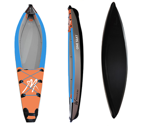 Kayak Inflable Plegable de un Solo Asiento con Tecnología Drop Stitch, Fabricado en China - Product Image 2