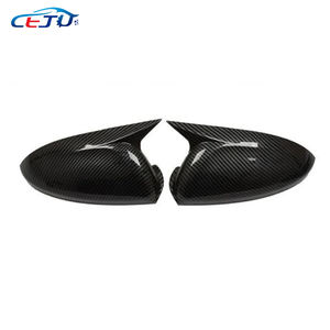 Capuchons de rétroviseur de porte de voiture noir brillant ABS Carbon Look M Style pour Chevrolet Monza LS LT RS Cavalier Turbo 2019-2024 - Product Image 3