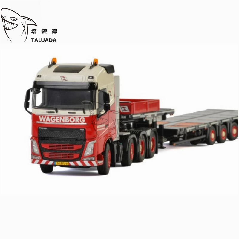 TALUADA Alloy 1:50 Scale WSI Wagenborg VOL FH4 Low Board Trailer