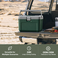Glacière portable 16QT en matériau alimentaire avec fermeture sécurisée pour les excursions de camping, couleur personnalisable, fournisseur