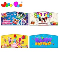Panneau Joyeux Anniversaire pour Bannière de Château Gonflable en PVC Certifié CE Garantie 3 Ans