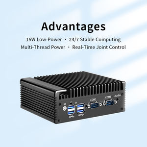 แอนดรอย/ ลินุกซ์/Win10 11 Intel Core <span class=keywords><strong>I3</strong></span> I5 I7-6/7/8th แบบไม่มีพัดลมอุตสาหกรรมมินิพีซีส่งด้วย RS232 4GPIO RS485 6USB แรม32GB - Product Image 3
