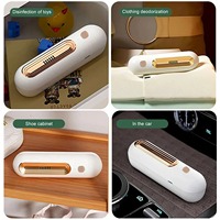 Désodorisant et purificateur d'air pour réfrigérateur, rechargeable par USB, prolongateur de durée de conservation des aliments, éliminateur d'odeurs, assainisseur d'air pour toilettes et voiture