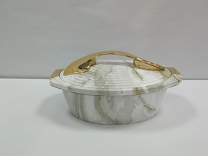 Juego de 3 Piezas de Ollas Térmicas de Lujo de 4L, 5L y 6L, Recipientes para Mantener la Comida Caliente con Elegante Asa de Arcoíris - Product Image 3