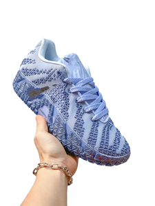 Baskets montantes rétro pour hommes 2026, avec empeigne en maille respirante, semelle intermédiaire ondulée épaisse, à lacets, style urbain décontracté, 5kg - Product Image 3