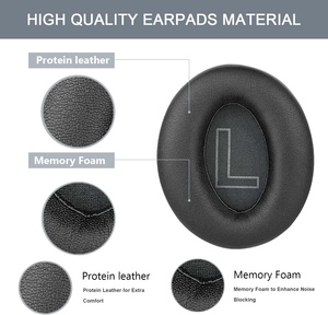 Coussinets d'oreille de remplacement pour Anker Soundcore <span class=keywords><strong>Life</strong></span> Q20 / Q20 BT Cache-oreilles en cuir - Product Image 4