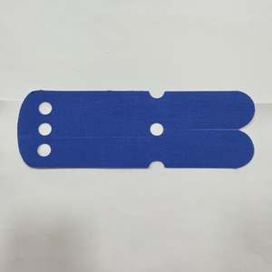 Hipoalergenicina sin látex Levantamiento de pesas Entrenamiento de <span class=keywords><strong>gimnasia</strong></span> Empuñaduras de palma de la mano <span class=keywords><strong>Cinta</strong></span> de kinesiología <span class=keywords><strong>elástica</strong></span> de algodón precortada - Product Image 2