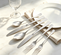 Cuillère élégante et durable en acier inoxydable réutilisable, manche fin gaufré, finition miroir, or/argent, pour dessert, thé, café