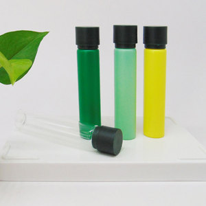 Tube en verre borosilicate givré vert premium de 115 mm, flacons en verre vides avec fermetures CR à l'épreuve des enfants, parfait pour les cônes <span class=keywords><strong>King</strong></span> <span class=keywords><strong>Size</strong></span> - Product Image 4