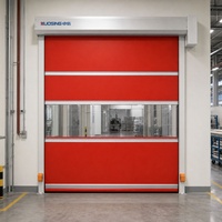 Porte à enroulement rapide B800 avec démarrage et arrêt progressifs pour un environnement silencieux, adapté aux hôpitaux, laboratoires et espaces propres
