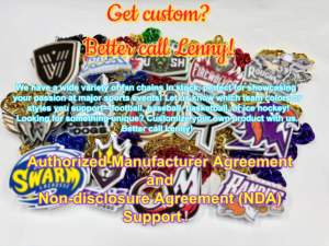 Tùy chỉnh bọt Vòng cổ trong kho nhiều lớp bọt 3D Logo W/Wo ánh sáng NFL đội ký đội thể thao lớn Chuỗi vòng cổ cho người hâm mộ bóng đá - Product Image 6