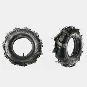 4.00-8 Pneumatic Durable Rubber Tires for, Gas or Electric Go-Kart, Dune Buggies, Quad Dirt Pit Bikes