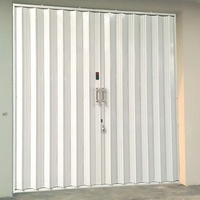 Porte coulissante rétractable harmonieuse en polymère, style fer forgé, pour commerces, cours et centres commerciaux, avec plaque de jointement – Prix distributeur