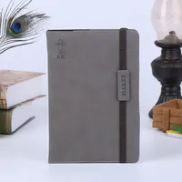 Carnet de notes rechargeable en cuir/PU/tissu de qualité supérieure, format B5/A4/A5/A6, avec reliure à 6 anneaux, planificateur d'affaires, porte-cartes