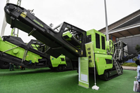 Machines minières MAXIZM 165kW Station de concassage à mâchoires mobile Zoomlion ZMJ116 Concasseur à mâchoires mobile