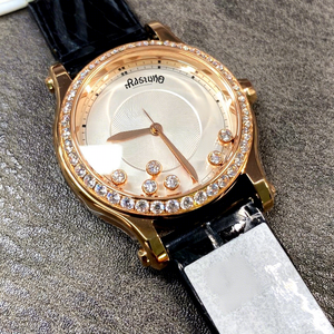 Montre mécanique de luxe pour hommes et femmes, de haute qualité, légère, en acier inoxydable, Happy 7 pièces, avec diamants, Chopardes - Product Image 2