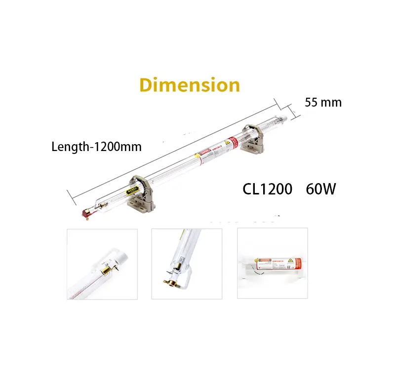 6040 4060 6090 9060 1390 Máy Khắc Laser Sử Dụng Cổ Điển Chất Lượng Cao Giá Rẻ EFR Lasea CL1200 60W Kính Co2 Ống Laser