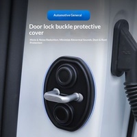 Protection de serrure de porte de voiture en silicone, anti-bruit et amortissante, ajustement universel, vente en gros