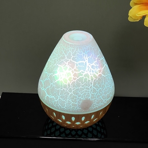 Thiết kế mới đầy màu sắc ánh sáng siêu âm xách tay mini giọt nước crack hollowing ra tạo độ ẩm cho Nhà Phòng Ngủ - Product Image 3