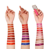 Rouge à lèvres nude 12 trous sans logo brillant à lèvres vide unique de luxe en diamant avec logo personnalisé différentes nuances
