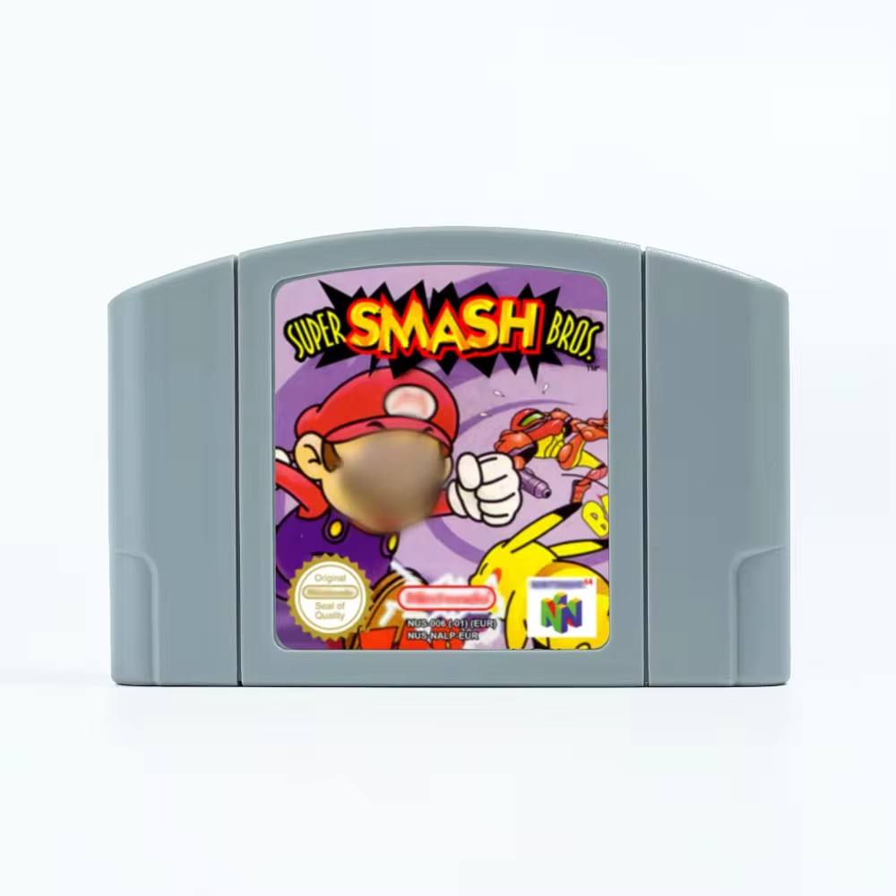 Smash Bros Mario M64 Super Smash Mario Bros Ultimate N64 Game