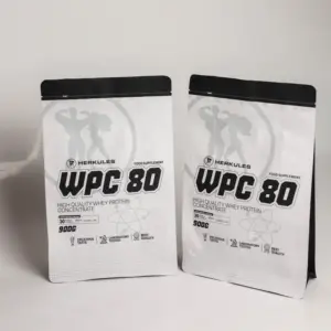 Big Whey Protein Powder Resealable Packaging Bag For Extended Freshness