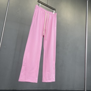 도매 사용자 정의 조깅 헤비웨이트 산성 워시 프렌치 테리 플레어 스웨트 팬츠 로고 면화물 바지