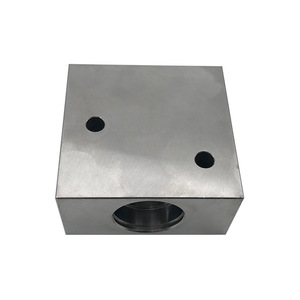 Corps de vanne hydraulique personnalisé en acier inoxydable 316L usiné CNC, numéro de pièce 5052-007, support OEM - Product Image 1