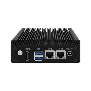 Nhỏ Celeron n3160 0 không quạt mini tường lửa Router PC với 2 * LAN cổng + 1*10 pin GPIO 1 * 4Pin 12V CPU Fan onboard Mini PC EU US UK - Product Image 2