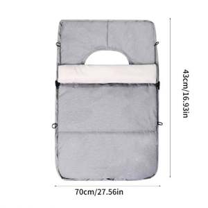 Cubierta Cálida para Cochecito de Bebé, a Prueba de Viento, para Otoño e Invierno, para Asientos de Coche de Bebé, para Mayor Comodidad y Protección - Product Image 5
