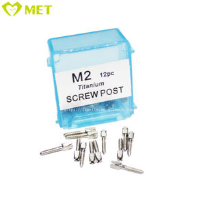 12 pz titanio Euro Post impianti dentali Kit vite dentale con trapani 120 pz/scatola fresa dentale - Product Image 3