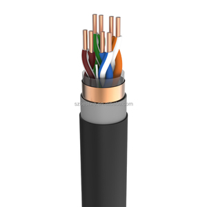 สายเคเบิล Cat5 FTP CCA สำหรับภายนอกอาคาร รุ่นขายดีปี 2025, ฉนวนป้องกันเดี่ยว 0.43/0.45/0.5 มม. ความยาว 300 ม.  ปลอกหุ้ม LSZH, สาย LAN - Product Image 2