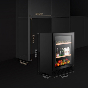 Mini Nevera para Vinos de Acero Inoxidable, Ecológica, de 150L, con Puerta Blanca, Control de Humedad y Temperatura, para 2-20 Grados Centígrados - Product Image 3