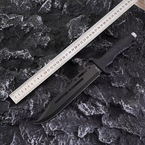 Ngoài trời tự làm lớp dài cố định lưỡi thép không gỉ cứu hộ săn bắn sống sót dao với đa chức năng vỏ bọc OEM tùy chỉnh - Product Image 1